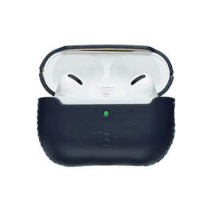 iS Capa AirPods Pro 2 em Pele - Azul