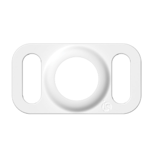 iS Capa AirTag para Coleira - Branco