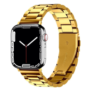iS Bracelete Apple Watch Metálica 42/44/45mm Gold