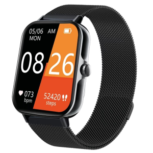 iS Bracelete Smartwatch Milanesa 3ª Geração Preto