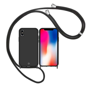 iS Capa com Cordão Ajustável iPhone X - Preto