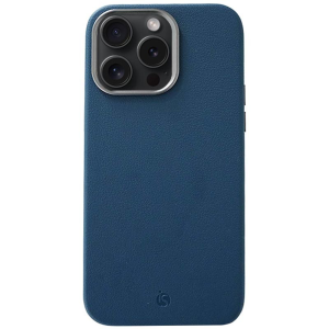 iS Capa em Pele Magsafe iPhone 13 - Azul