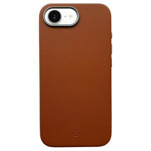iS Capa em Pele Magsafe iPhone 17e - Castanho