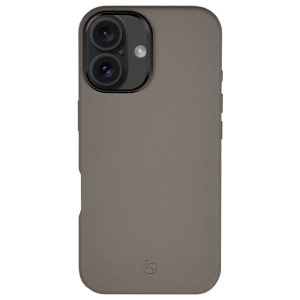 iS Capa em Pele Magsafe iPhone 16 Plus - Cinzento