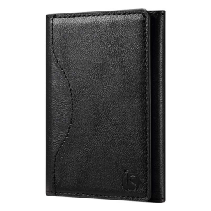 iS Carteira em Pele MagSafe - Preto
