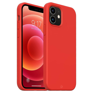 iS Capa Silicone Líquido Magsafe iPhone 12 Mini - Vermelho