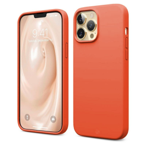 iS Capa Silicone Líquido Magsafe iPhone 14 Pro - Laranja