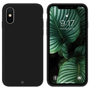 iS Capa Silicone Líquido Magsafe iPhone XS - Preto