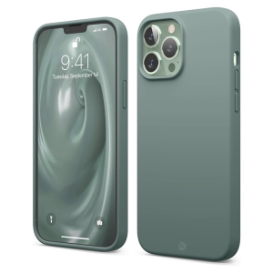 iS Capa Silicone Líquido Magsafe iPhone 14 Pro - Verde