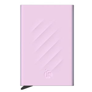 iS Porta Cartões em Silicone Rosa