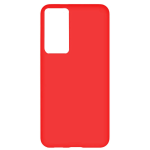 iS Capa de Silicone para Samsung A72 - Vermelho