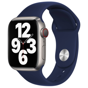iS Bracelete Apple Watch em Silicone 38/40/41mm M/L - Azul