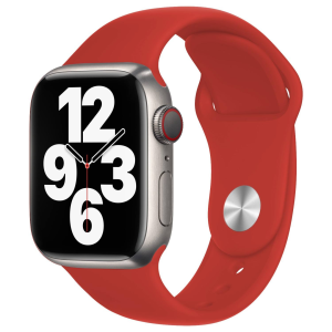 iS Bracelete Apple Watch em Silicone 38/40/41mm M/L - Vermelho