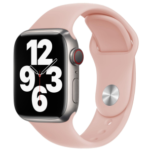 iS Bracelete Apple Watch em Silicone 42/44/45mm M/L - Areia