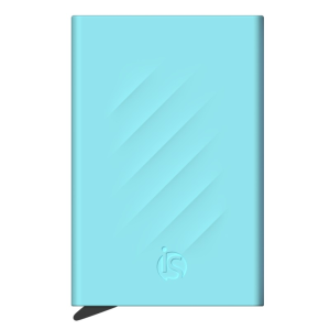 iS Porta Cartões em Silicone - Turquesa