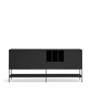 Komoda Platt 2d4dr czarna