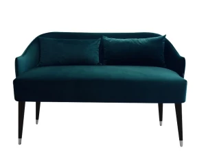 Sofa EMI VELVET granatowa