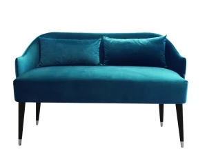 Sofa EMI VELVET niebieska
