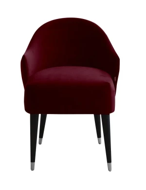 Fotel EMI VELVET bordowy