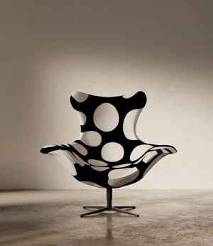Fotel obrotowy BUBBLE BASE BLACK