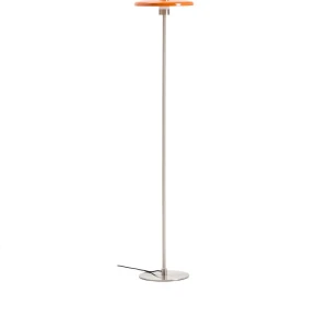 Lampa podłogowa Nuvira pomarańczowa