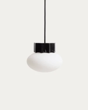 Lampa sufitowa Idela czarna 15cm