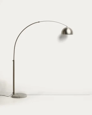 Lampa podłogowa Madali srebrna
