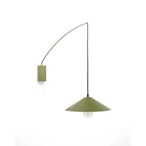 Lampa ścienna Kally zielona