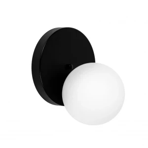 Lampa ścienna Refa A, czarna