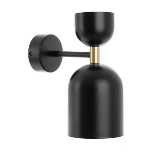 Lampa ścienna Supuru czarna