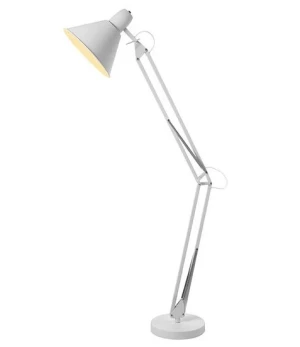 Lampa podłogowa Kipsar, biała