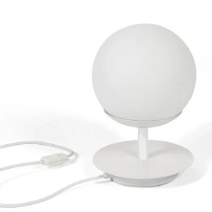Lampa stołowa Plaat, biała