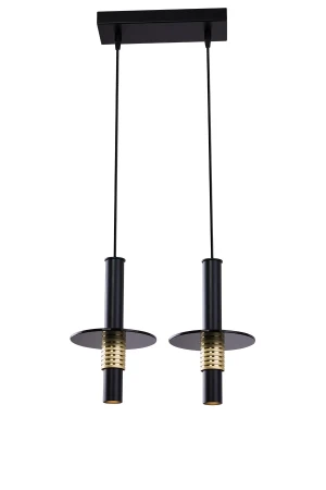 Lampa wisząca Alvito 2, czarna