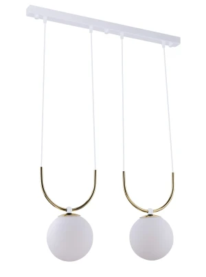 Lampa wisząca Balos 2, biała