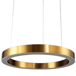Lampa wisząca Circle 80 mosiądz