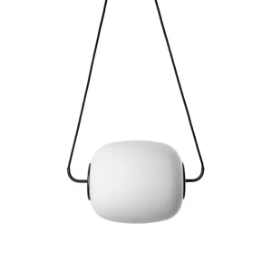 Lampa wisząca Epli, czarna