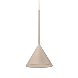 Lampa wisząca Figura Cone kremowa