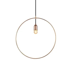Lampa wisząca KRUG, miedziana