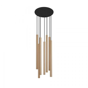 Lampa wisząca Laser VII, złota