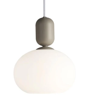 Lampa wisząca Notti szary/biały