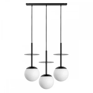 Lampa wisząca PLAAT A 3L czarna
