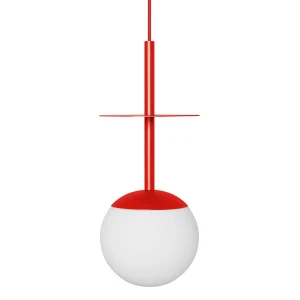 Lampa wisząca PLAAT A czerwona