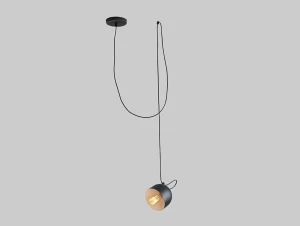 Lampa wisząca POPO 1, czarna