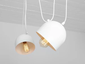 Lampa wisząca POPO 2, biała