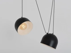 Lampa wisząca POPO L 2, czarna
