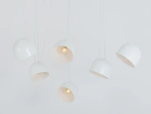 Lampa wisząca POPO L 6, biała