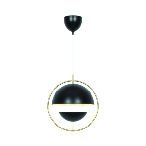 Lampa wisząca Tavia, czarna