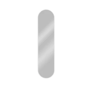 Lustro Tiny Border Pastille białe