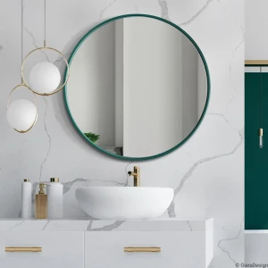 Lustro Scandi Slim, zielone - Lustro Scandi Slim, zielone - 50 cm