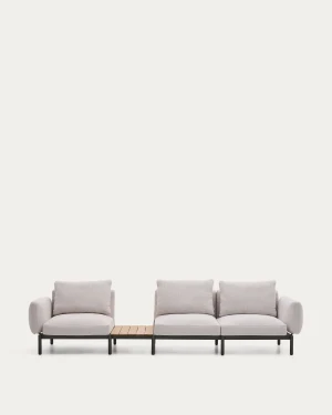 Sofa ogrodowa 3-osobowa Sorells, beżowa